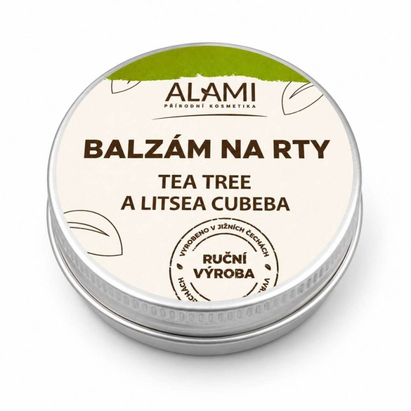 Balzám na rty s tea tree a litseou cubebou