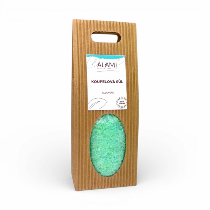 Koupelová sůl Aloe Vera v dárkové krabičce Koupelová sůl Aloe Vera v dárkové krabičce