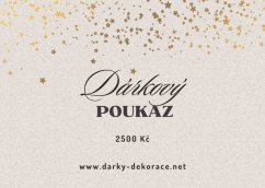 Dárkový poukaz v hodnotě 2500,-