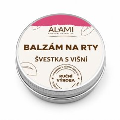 Balzám na rty s vůní švestky a višně