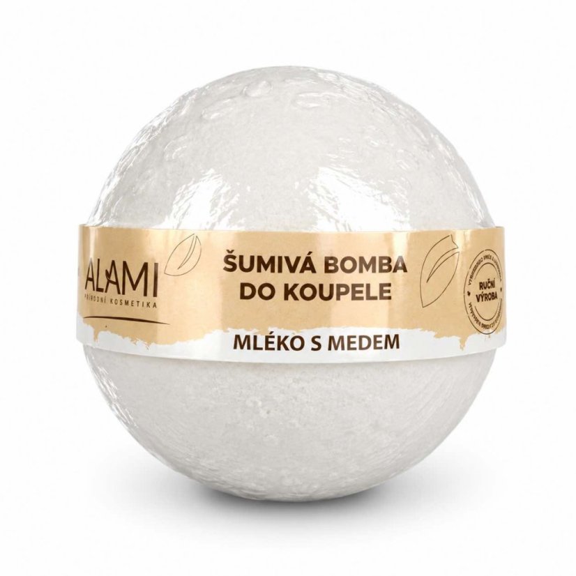 Šumivá koule Mléko s medem