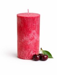 Vonná svíčka Divoká višeň – Válec 6,5 cm