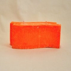 Svíčka: Vlna - Pomeranč