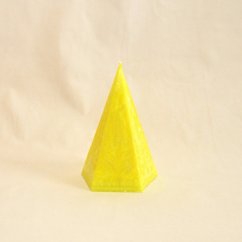 Svíčka: Pětiboký jehlan - Mango