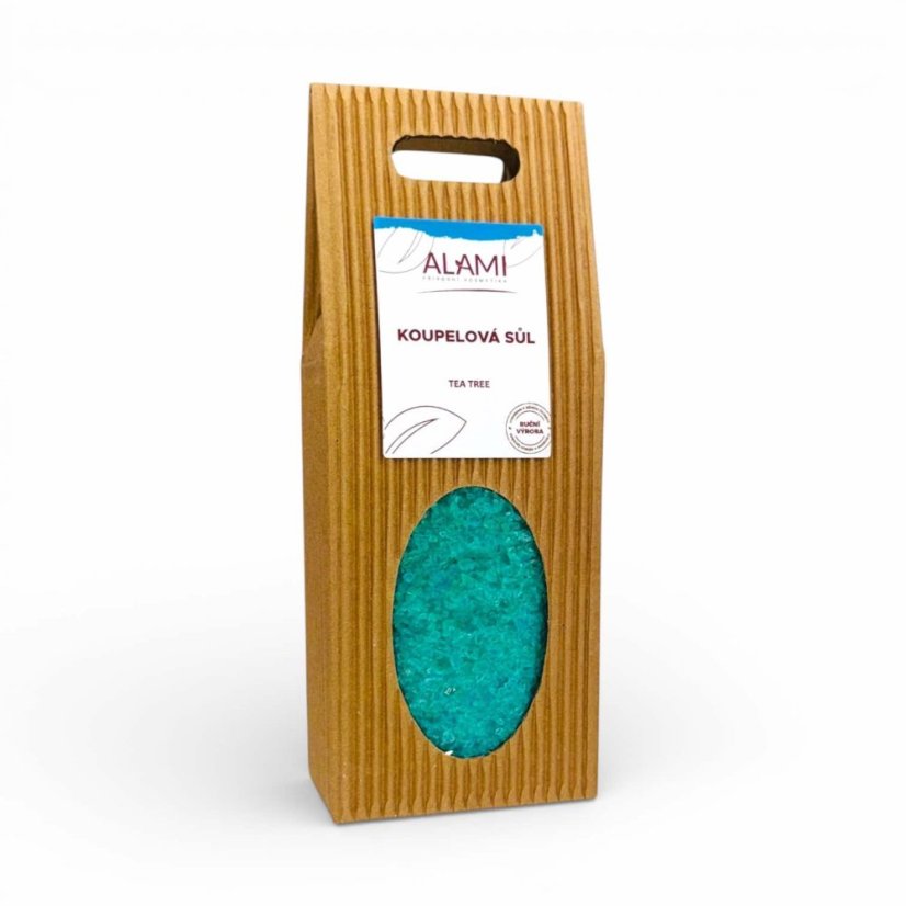 Koupelová sůl Tea tree v dárkové krabičce