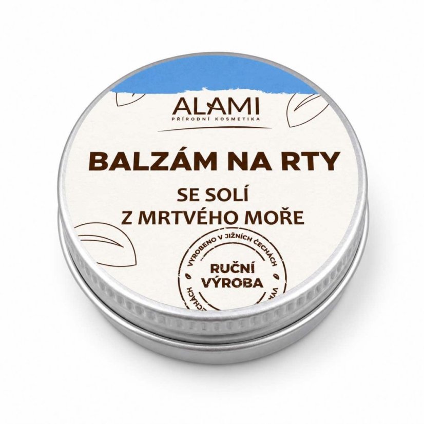 Balzám na rty se solí z Mrtvého moře