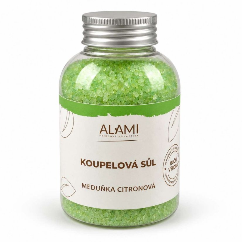 Koupelová sůl Meduňka citronová 650g