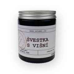 ALAMI Vonná svíčka ve skle, Švestka s višní