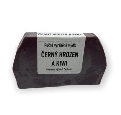 Přírodní mýdlo s vůní černého hroznu a kiwi 100g