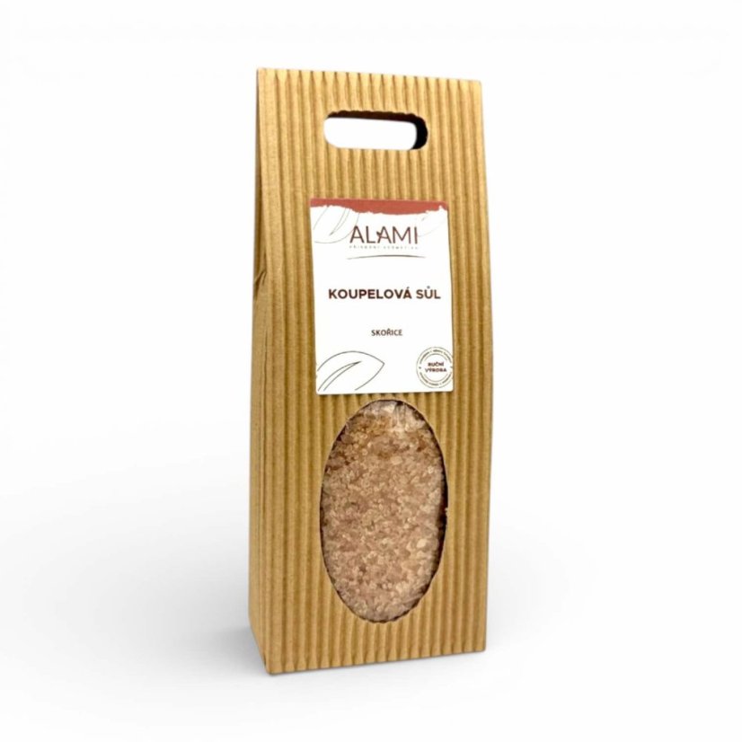 Koupelová sůl Skořice v dárkové krabičce