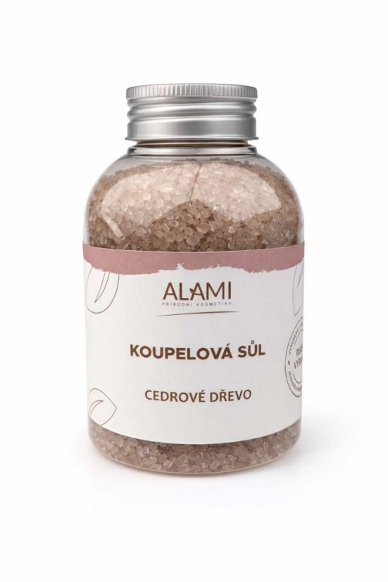 Koupelová sůl Cedrové dřevo 650g Koupelová sůl Cedrové dřevo 650g