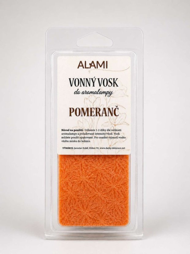 Vonný vosk do aromalampy Pomeranč