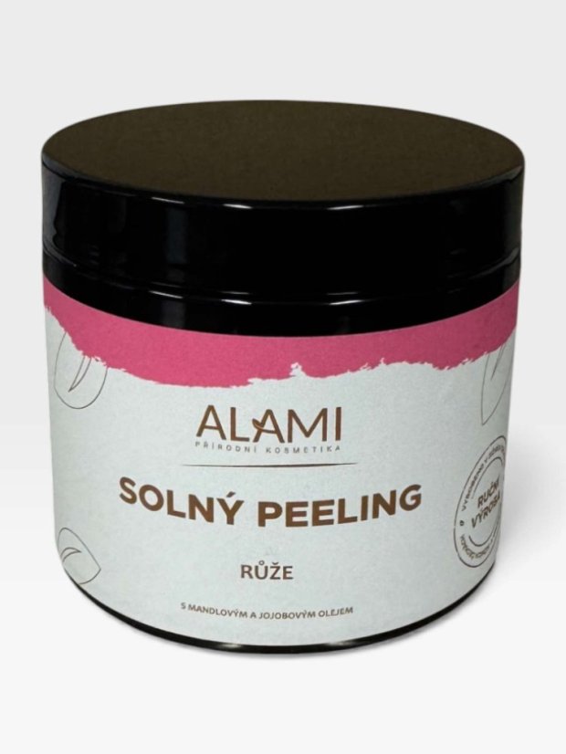 Solný peeling s růží