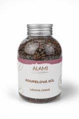 Koupelová sůl lávová černá 600g