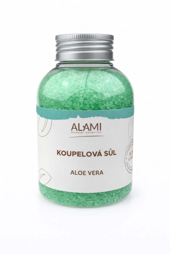 Koupelová sůl Aloe vera 650g