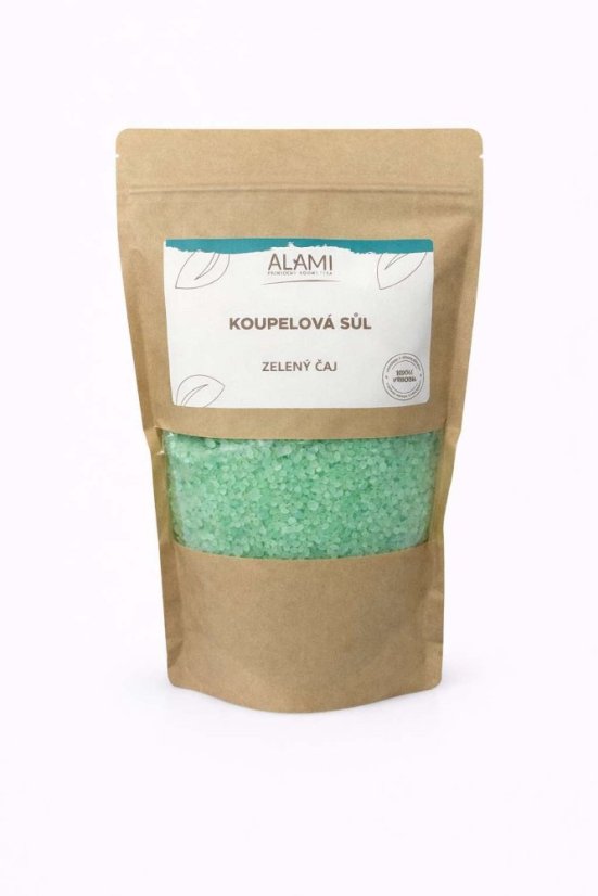 Koupelová sůl Zelený čaj 500g