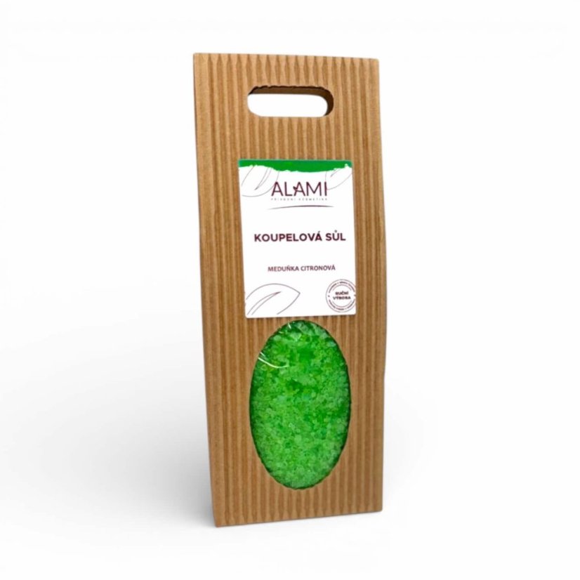 Koupelová sůl Meduňka v dárkové krabičce