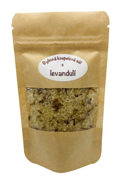 Bylinná koupelová sůl s levandulí 100g