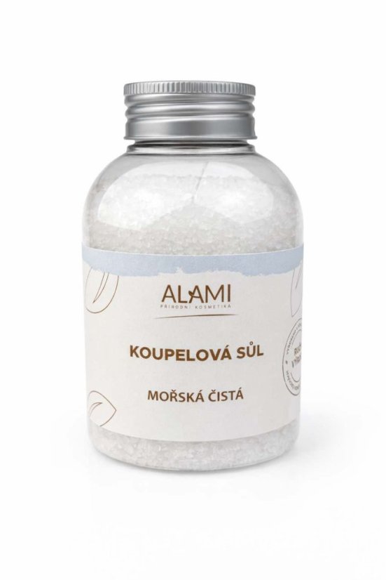 Mořská čistá koupelová sůl 650g Mořská čistá koupelová sůl 650g