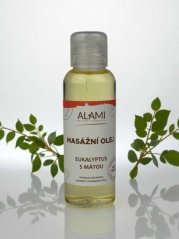 Masážní olej s eukalyptem a mátou vonnou