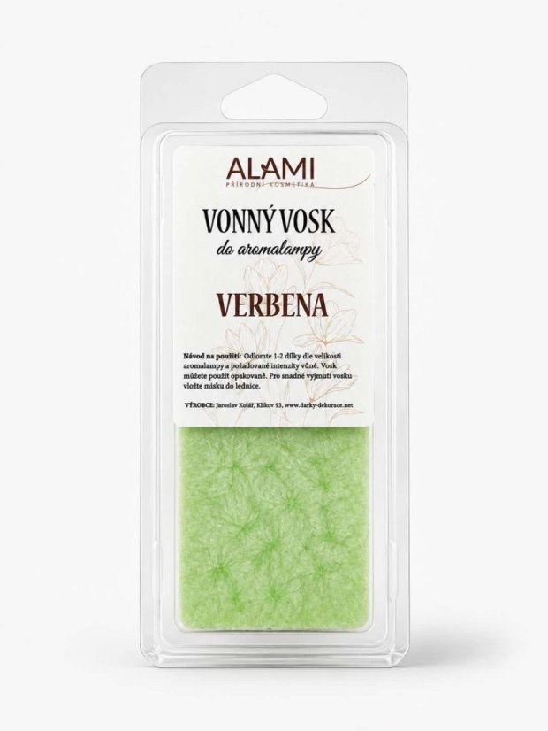 Vonný vosk do aromalampy Verbena