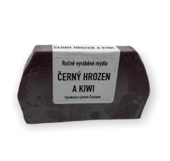 Přírodní mýdlo s vůní černého hroznu a kiwi 100g