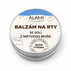 Balzám na rty se solí z Mrtvého moře