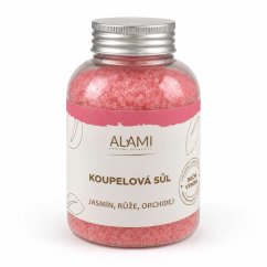 Koupelová sůl Jasmín, růže, orchidej 650g