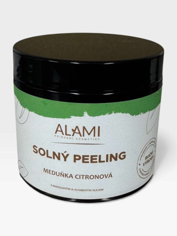 Solný peeling s meduňkou citronovou