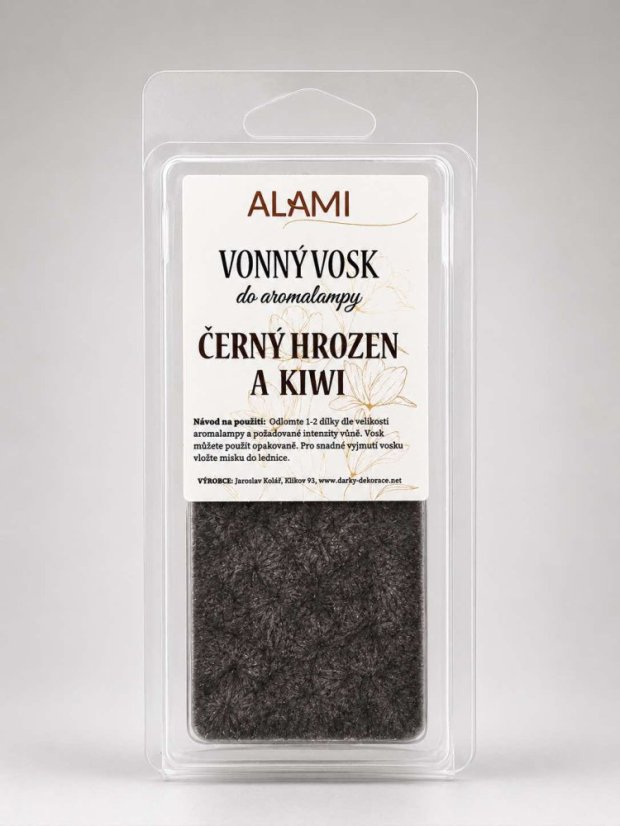 Vonný vosk do aromalampy Černý hrozen a kiwi