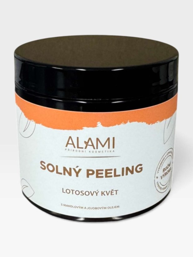 Solný peeling s vůní lotosového květu