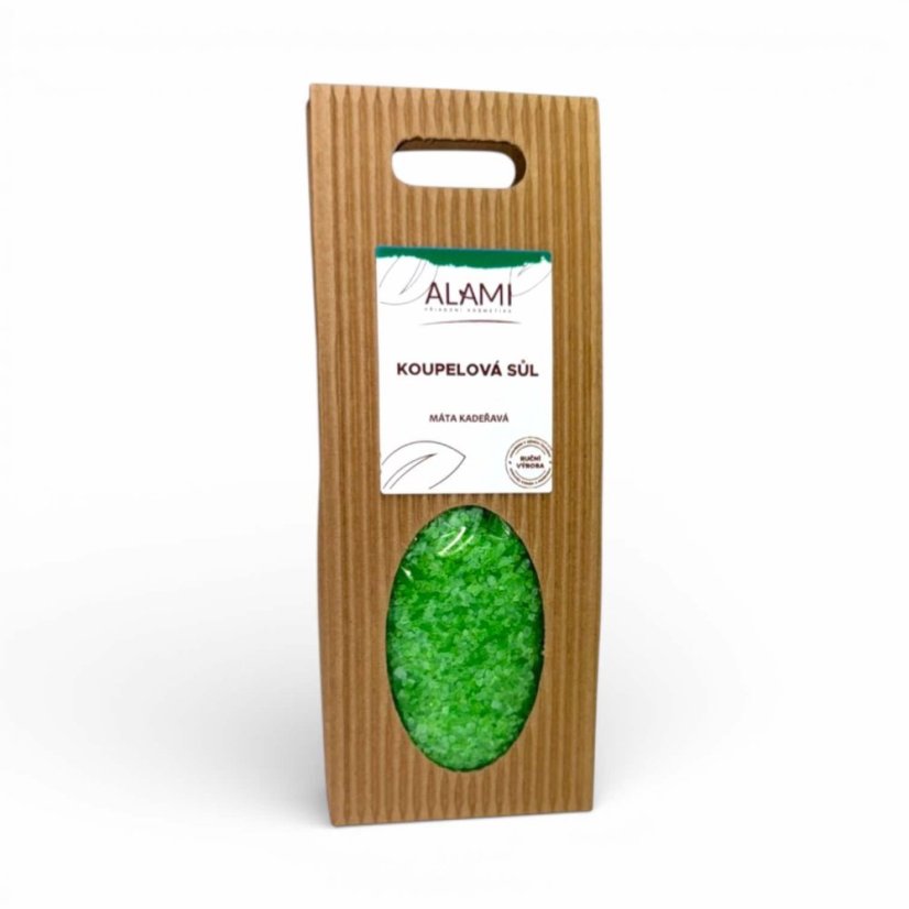 Koupelová sůl Máta kadeřavá v dárkové krabičce