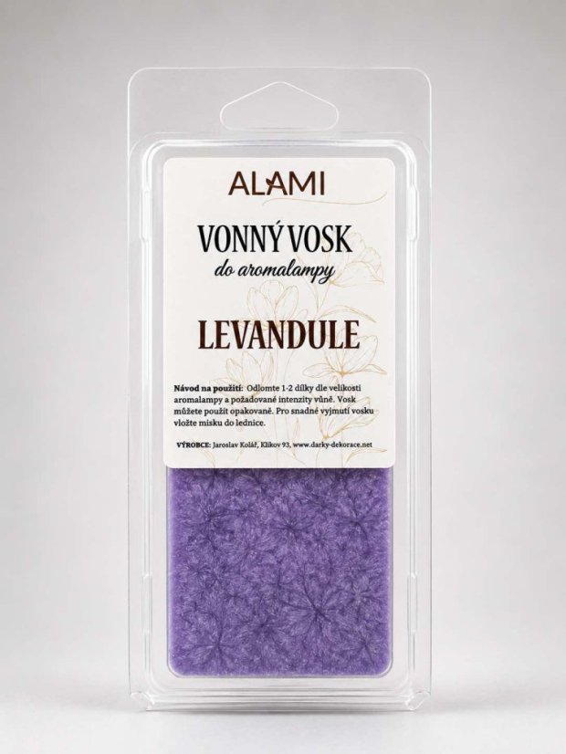 Vonný vosk do aromalampy Levandule