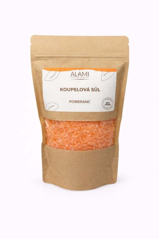 Koupelová sůl Pomeranč 500g