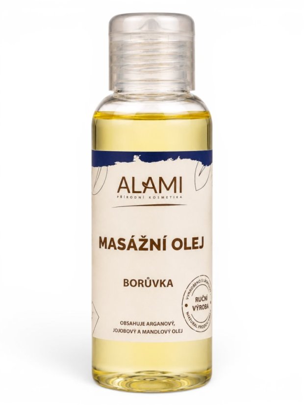 Masážní olej - Borůvka