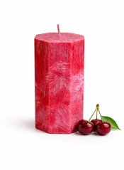 Vonná svíčka Divoká višeň – Osmihran