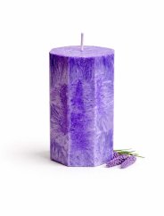 Vonná svíčka Levandule – Osmihran