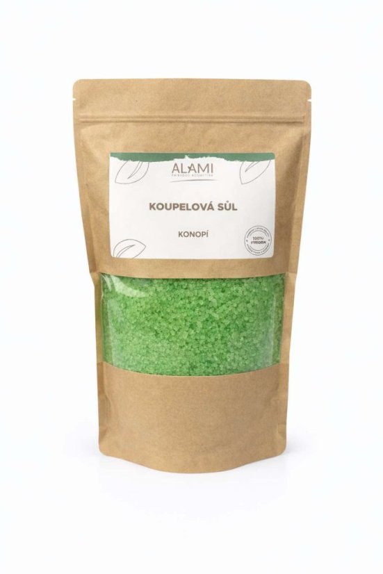 Koupelová sůl Konopí 1kg Koupelová sůl Konopí 1kg
