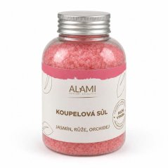 Koupelová sůl Jasmín, růže, orchidej 650g