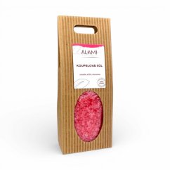 Koupelová sůl s jasmínem, růží a orchidejí v krabičce